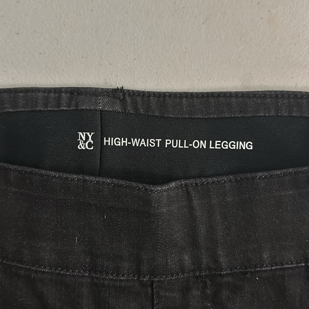 Black High-Waist Jeggings (L) - Picture 5 of 5
